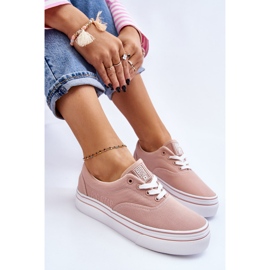 Sneakers Mujer Plataforma Big Star LL274229 Rosa rosado 11