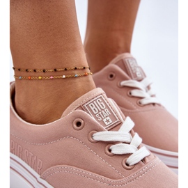 Sneakers Mujer Plataforma Big Star LL274229 Rosa rosado 9