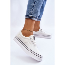 Zapatillas Mujer Big Star Plataforma LL274228 Blanco 3