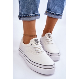 Zapatillas Mujer Big Star Plataforma LL274228 Blanco 7