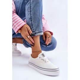 Zapatillas Mujer Big Star Plataforma LL274228 Blanco 8