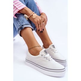 Zapatillas Mujer Big Star Plataforma LL274228 Blanco 9