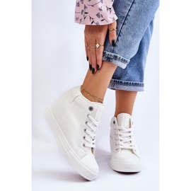 Zapatillas Altas Cuña Oculta Big Star LL274035 Blanco 6