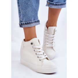 Zapatillas Altas Cuña Oculta Big Star LL274035 Blanco 7