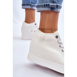Zapatillas Altas Cuña Oculta Big Star LL274035 Blanco 4