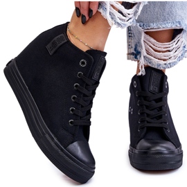 Zapatillas Altas Cuña Oculta Big Star LL274034 Negro 13