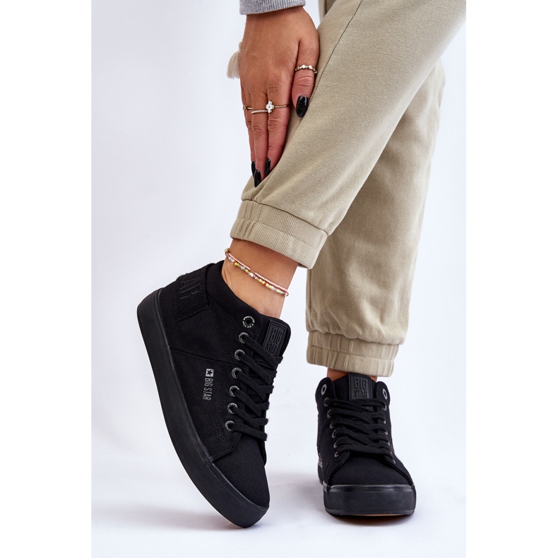 Zapatillas altas clásicas para mujer Big Star LL274001 Negro 2