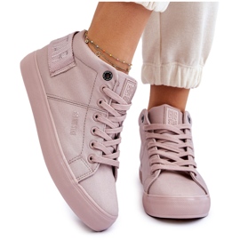 Zapatillas altas clásicas para mujer Big Star LL274004 Nude rosado 11
