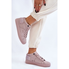 Zapatillas altas clásicas para mujer Big Star LL274004 Nude rosado 5