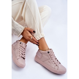 Zapatillas altas clásicas para mujer Big Star LL274004 Nude rosado 6