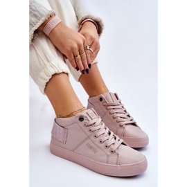 Zapatillas altas clásicas para mujer Big Star LL274004 Nude rosado 7