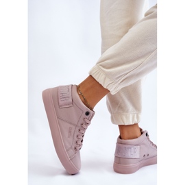 Zapatillas altas clásicas para mujer Big Star LL274004 Nude rosado 8