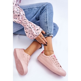 Zapatillas clásicas bajas Big Star LL274095 Rosa claro rosado 12
