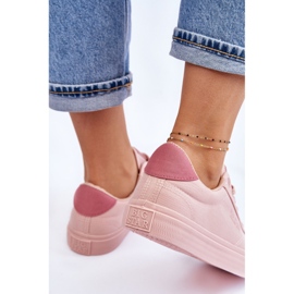 Zapatillas clásicas bajas Big Star LL274095 Rosa claro rosado 8