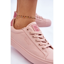 Zapatillas clásicas bajas Big Star LL274095 Rosa claro rosado 7
