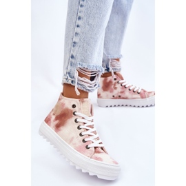 Sneakers Mujer Big Star LL274048 Beige-Rosa 4
