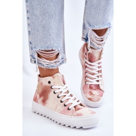 Sneakers Mujer Big Star LL274048 Beige-Rosa 7