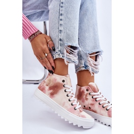 Sneakers Mujer Big Star LL274048 Beige-Rosa 9