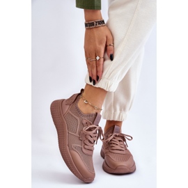 Sneakers Mujer Cómodas Memory Foam System Big Star LL274416 Marrón claro 2