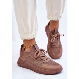 Sneakers Mujer Cómodas Memory Foam System Big Star LL274416 Marrón claro 8