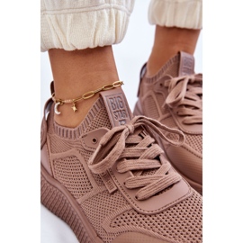 Sneakers Mujer Cómodas Memory Foam System Big Star LL274416 Marrón claro 6
