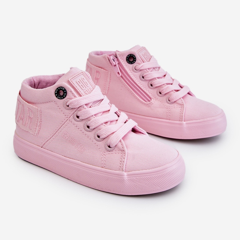 Zapatillas Altas Infantiles Clásicas Big Star LL374003 Rosa 2