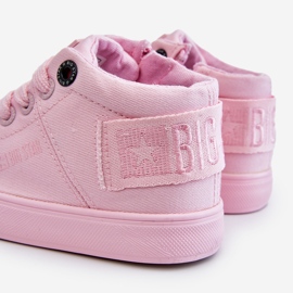 Zapatillas Altas Infantiles Clásicas Big Star LL374003 Rosa rosado 4