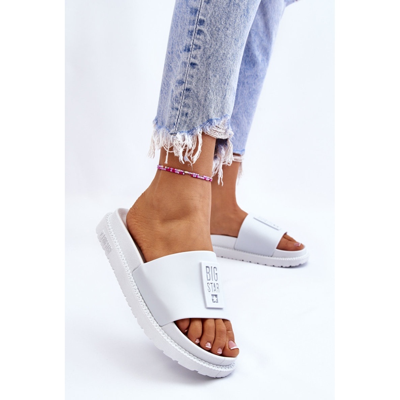 Pantuflas Mujer Big Star LL274428 Blanco 2