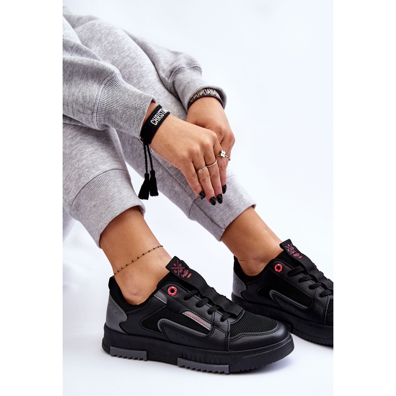 Mujer Cross Jeans Low Sneakers LL2R4012C Negro 1