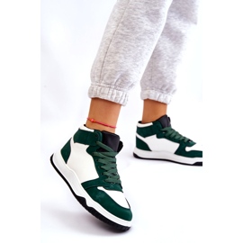 Zapatillas Deportivas Altas Mujer, Deportivas, Blancas y Verdes blanco 2 Zapatillas Deportivas Altas Mujer, Deportivas, Blancas y Verdes blanco 2