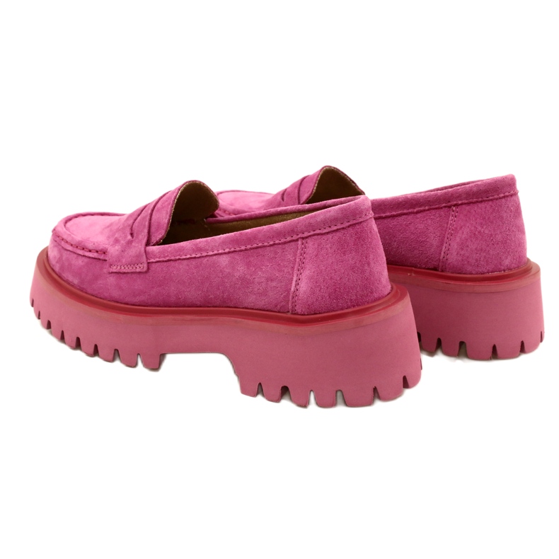 Mocasines de ante Filippo DP4586/23 FH Fucsia rosa 6