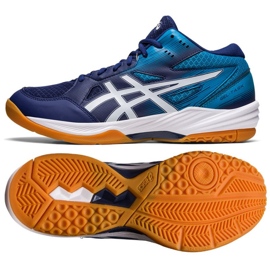 Zapatillas de voleibol Asics Gel-Task Mt 3 M 1071A078 401 azul azul 1