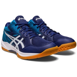 Zapatillas de voleibol Asics Gel-Task Mt 3 M 1071A078 401 azul azul 4