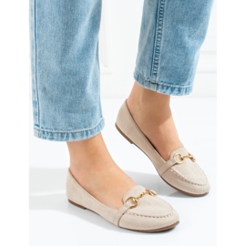 W. Potocki Mocasines beige de mujer de Potocki 1
