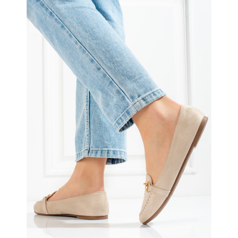 W. Potocki Mocasines beige de mujer de Potocki 2