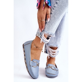 PS1 Mocasines Mujer Piel Azul Claro Downtown 2 PS1 Mocasines Mujer Piel Azul Claro Downtown 2