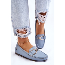 PS1 Mocasines Mujer Piel Azul Claro Downtown 6