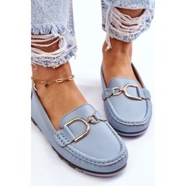 PS1 Mocasines Mujer Piel Azul Claro Downtown 7