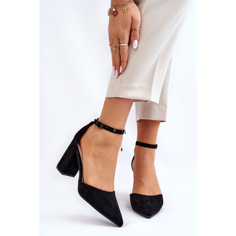 Zapatos de tacón de ante negro Lexie 1