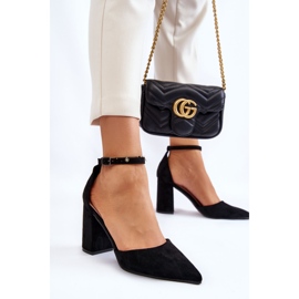 Zapatos de tacón de ante negro Lexie 5