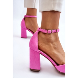 Zapatos de tacón de ante rosa Lexie rosado 6