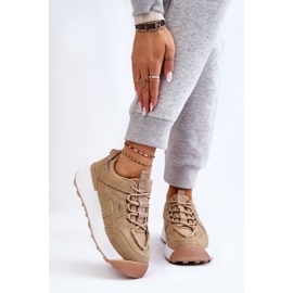 PS1 Deportivas Mujer Plataforma Beige Dakari 3