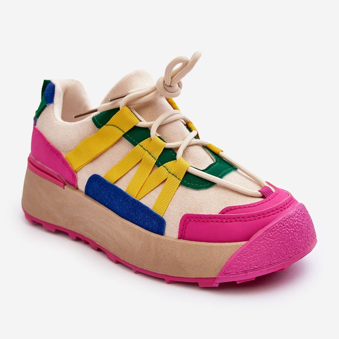 PS1 Deportivas Mujer Plataforma Ante Multicolor Rohan 1