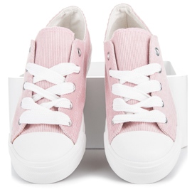 Ideal Shoes Zapatillas rosado 3