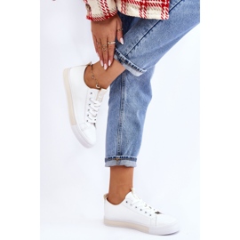Zapatillas Clásicas de Mujer Blanco y Beige 4