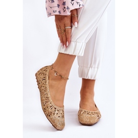 Bailarinas De Moda Caladas Beige Thiago 1