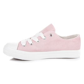 Ideal Shoes Zapatillas rosa 1