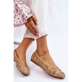 Bailarinas De Moda Caladas Beige Thiago 6