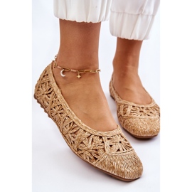 Bailarinas De Moda Caladas Beige Thiago 5