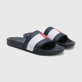 Tommy Hilfiger Chanclas Rubber ht Flag Pool FM0FM04263BDS azul 1